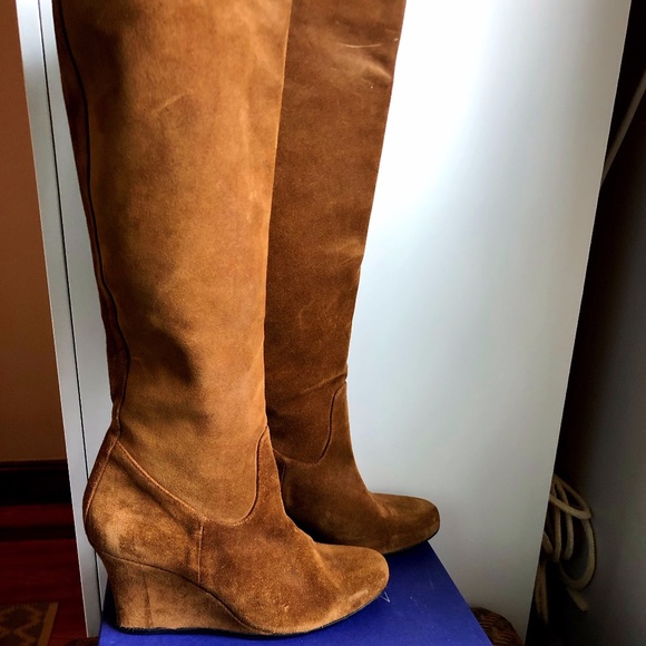 Stuart Weitzman Suade Boots - Picture 1 of 8